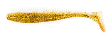 12cm Spikey Shad - gold glitter