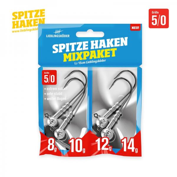 Spitze Haken Mixpaket 5/0